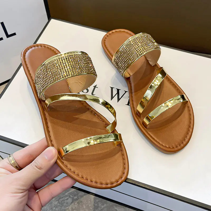 Ladies' Summer Elegance Flat Sandals
