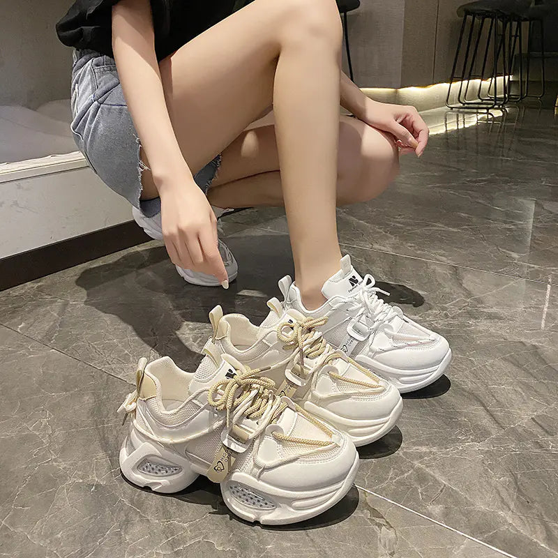 Trendy Women's Cushioned Sports Sneakers