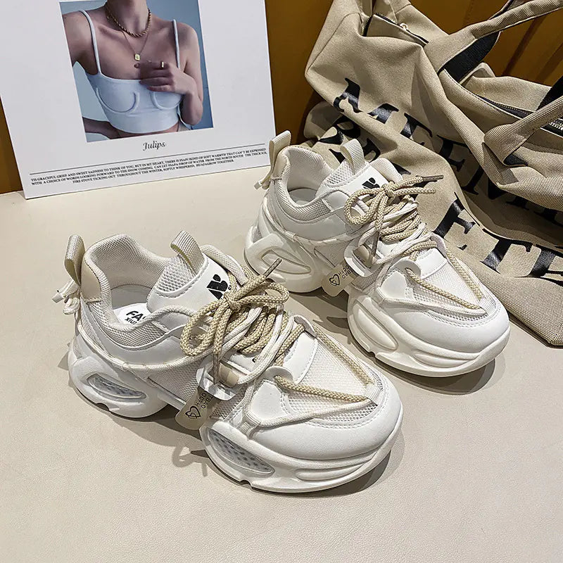 Trendy Women's Cushioned Sports Sneakers