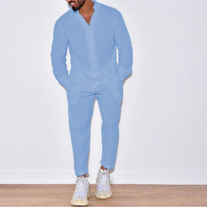 Men's Suit Two Piece Outfit Long Sleeved