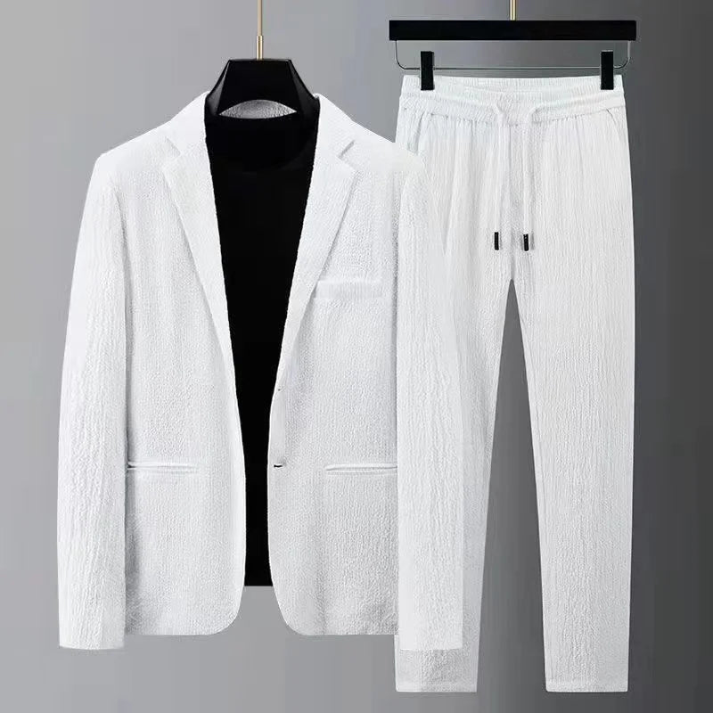 Men Long Sleeved High End Quality Two Piece Set