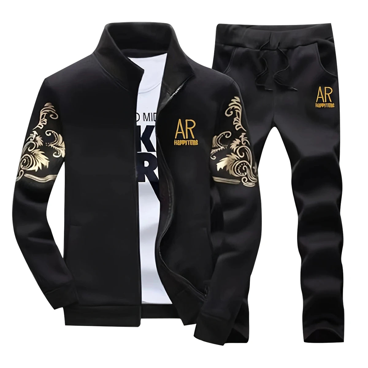 Men's Casual Stand - Collar Sports Suit