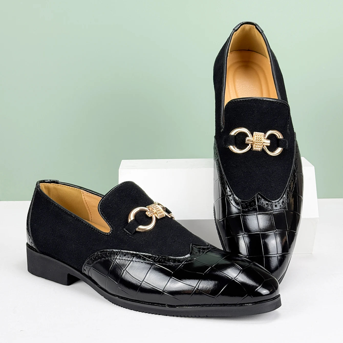 Men Shoes British Style Oxford Loafers