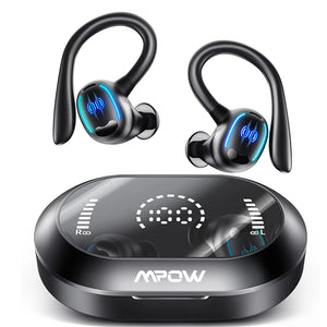 Bluetooth 5.3 Earphones Cancelling Mic IPX7 Waterproof Sports