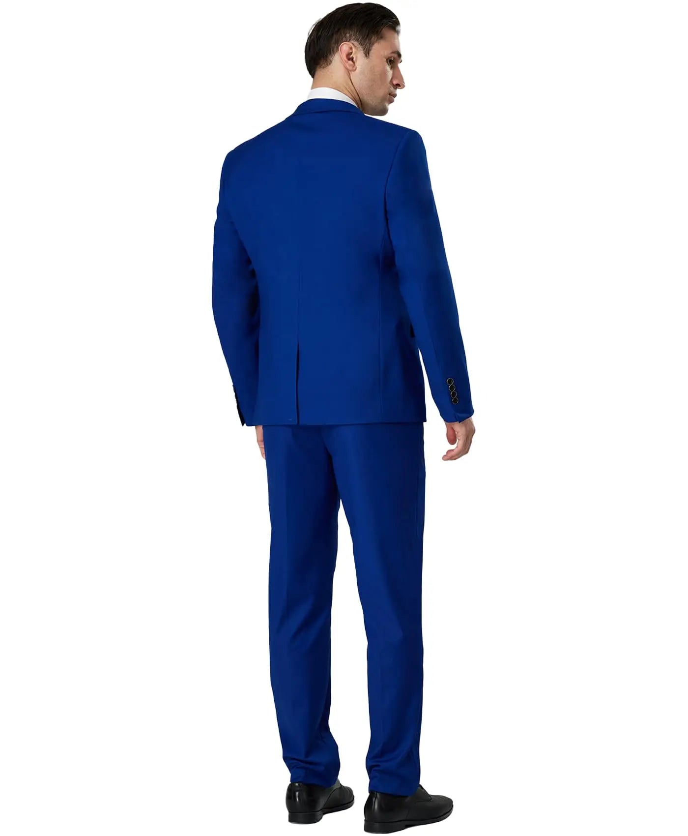 Men Suit Set Lapel Formal Stylish Buttons Pockets