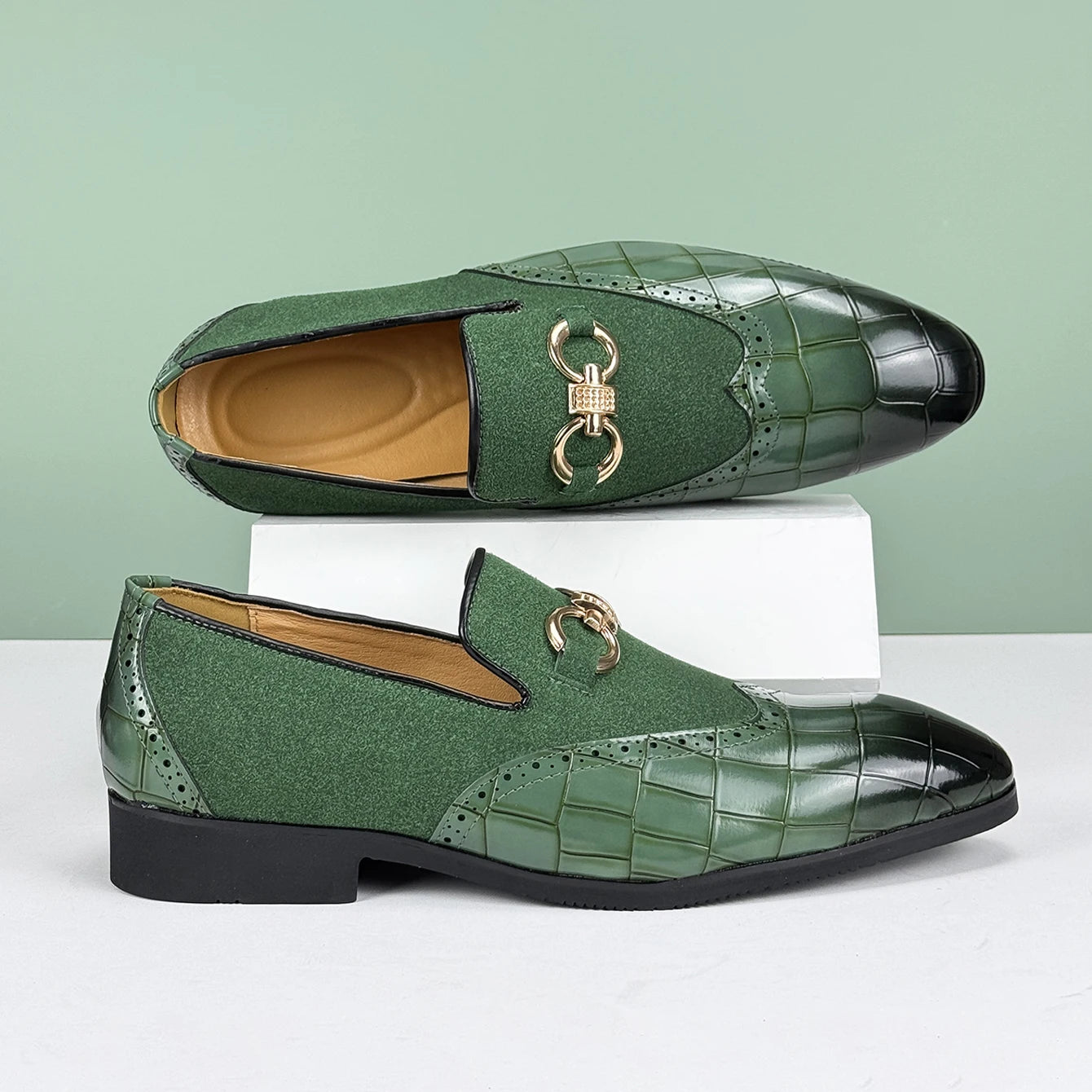 Men Shoes British Style Oxford Loafers