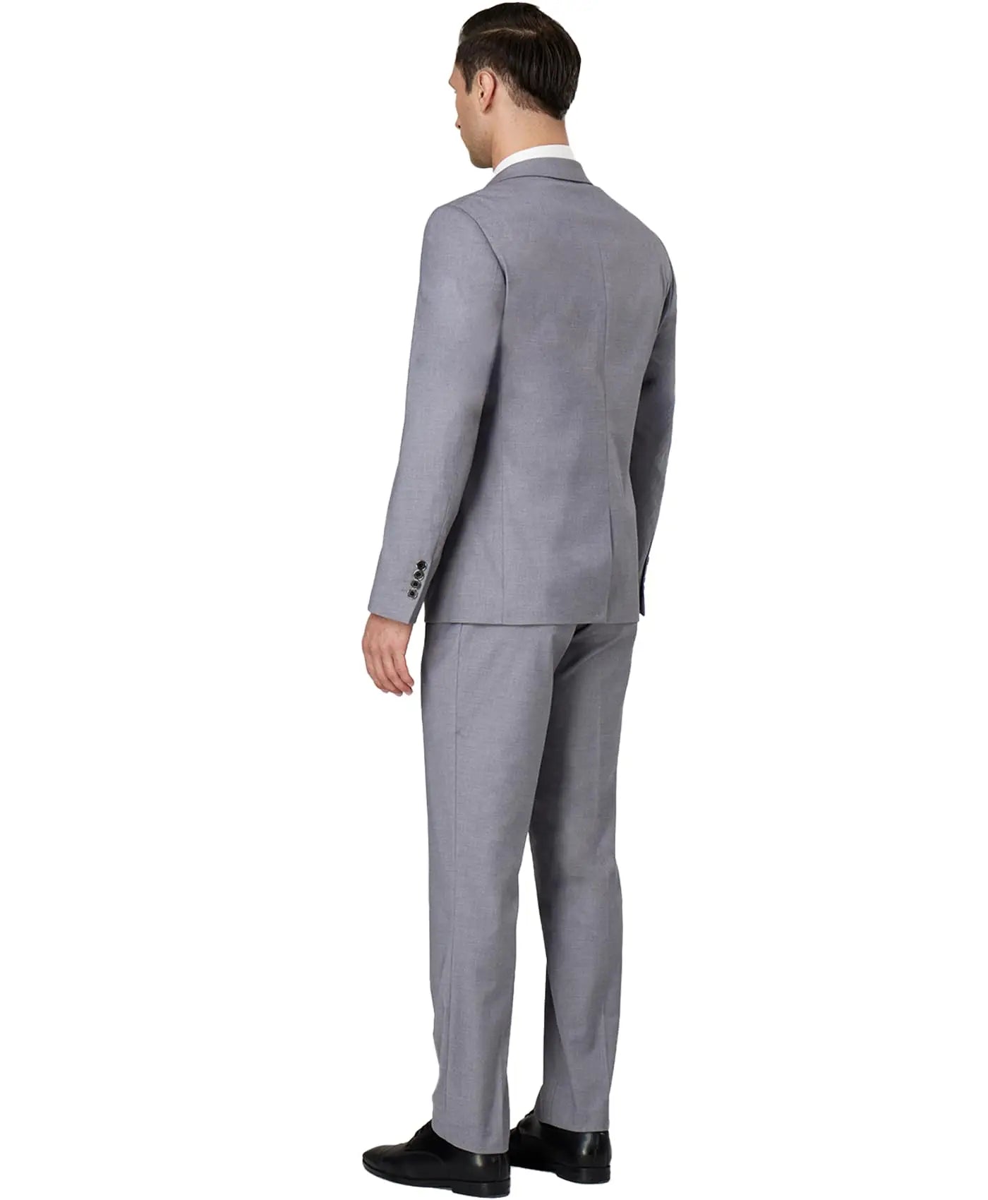 Men Suit Set Lapel Formal Stylish Buttons Pockets