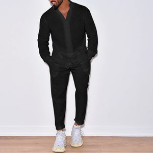 Men's Suit Two Piece Outfit Long Sleeved