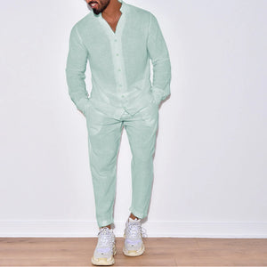 Men's Suit Two Piece Outfit Long Sleeved