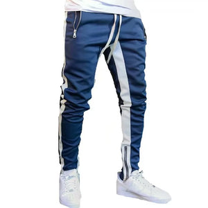 Casual Pants Low Feet Zip Pocket Cotton