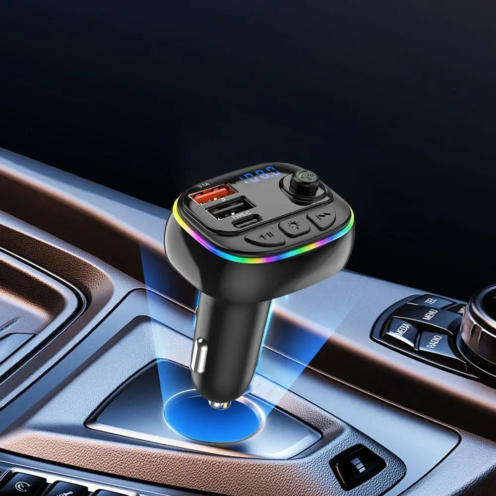 Car Charger For Phones Wireless Fast Charging Portable Music Player