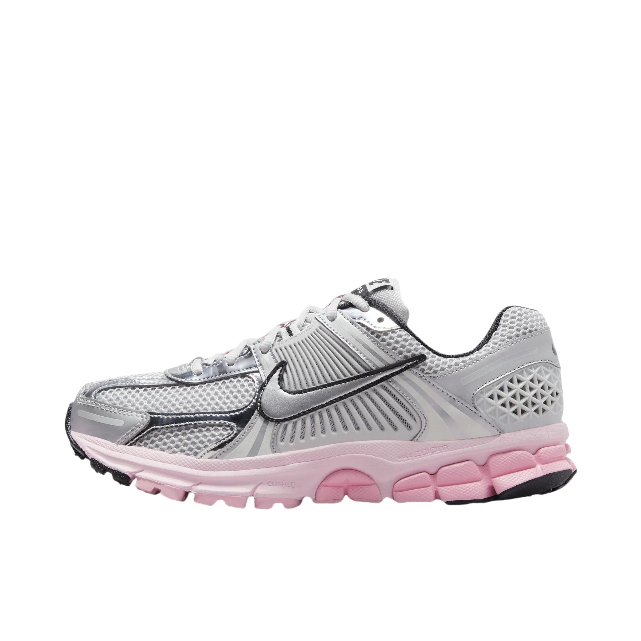 Nike Women and Men White Pink Silver Comfortable