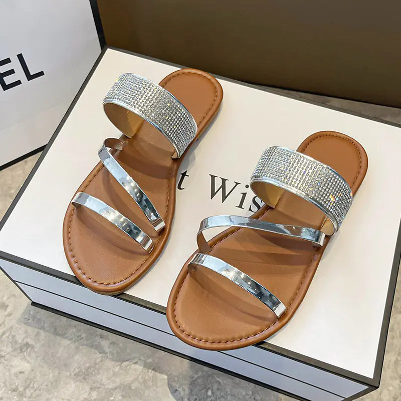 Ladies' Summer Elegance Flat Sandals