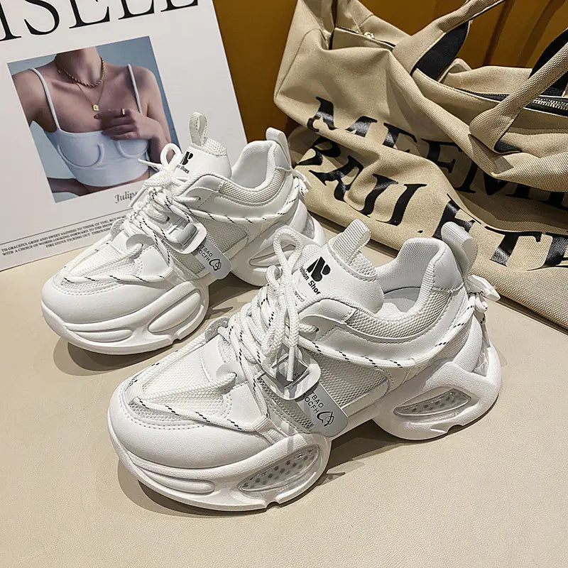 Trendy Women's Cushioned Sports Sneakers