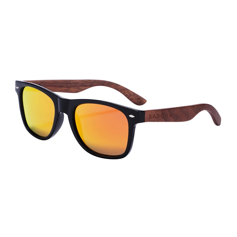 High Quality Black Walnut Sunglasses Anti-Reflect