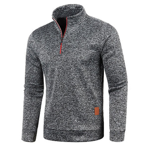 Men Sweat Outdoor Turtleneck Coats Solid Sports Clothing