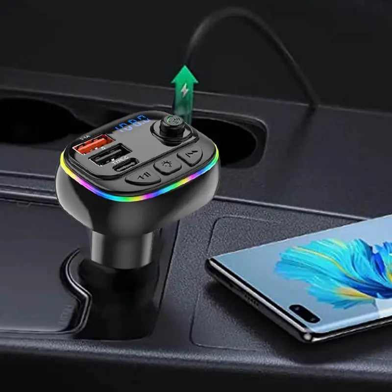 Car Charger For Phones Wireless Fast Charging Portable Music Player