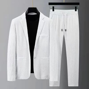 Men Long Sleeved High End Quality Two Piece Set