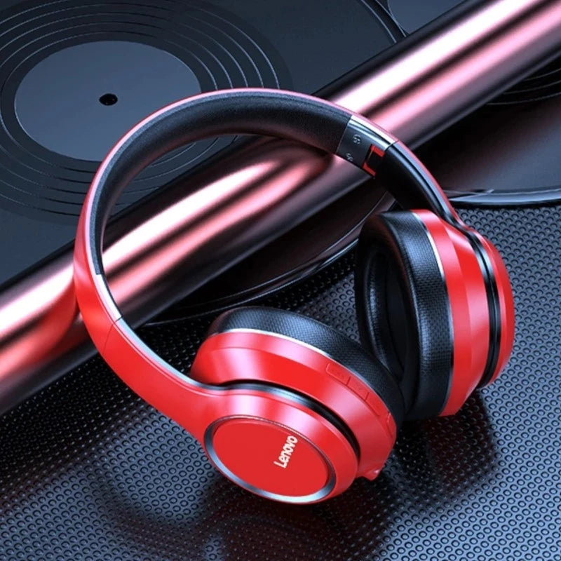 Lenovo HD200 Bluetooth Earphones Over-ear Foldable Computer