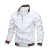 Men's Stand Collar Casual Zipper Jacket Outdoor Sports