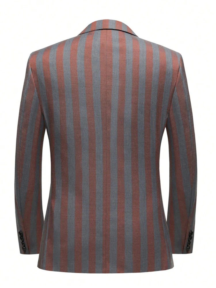 Men's Jacquard 2 Piece Suits Slim Wedding Casual Business