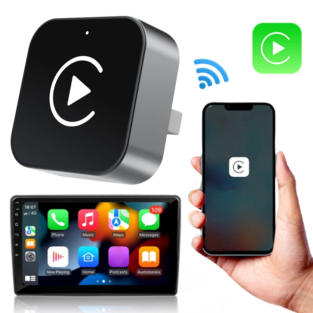 2 in 1 Wireless CarPlay Android Auto Adapter Wired CarPlay Cars