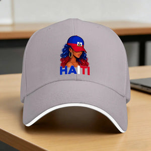 Haitian Girl Haiti Flag Proud Haitians