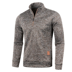 Men Sweat Outdoor Turtleneck Coats Solid Sports Clothing