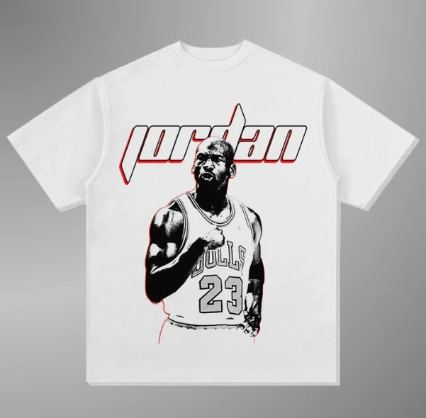 Michael Jordan Y2KT-shirt Cotton Round Neck Short-sleeved Men's and Women's