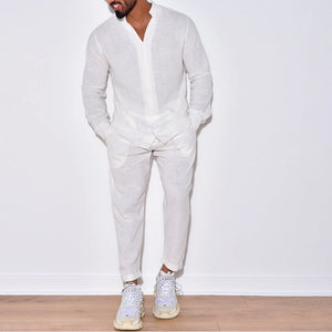 Men's Suit Two Piece Outfit Long Sleeved