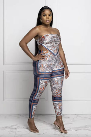 Two Piece Pants Set Sleeveless