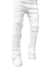 Y2k Hip-Hop Style Fringed Jeans