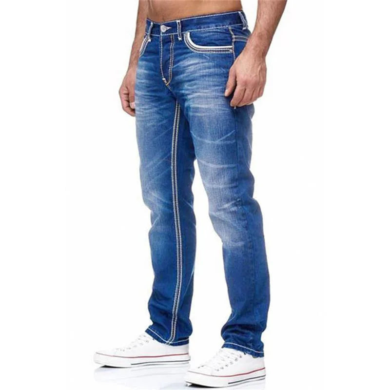 Men's Double Line Jeans The Best Choice For Everyday