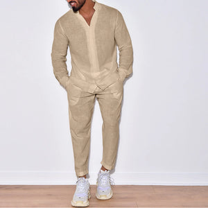 Men's Suit Two Piece Outfit Long Sleeved