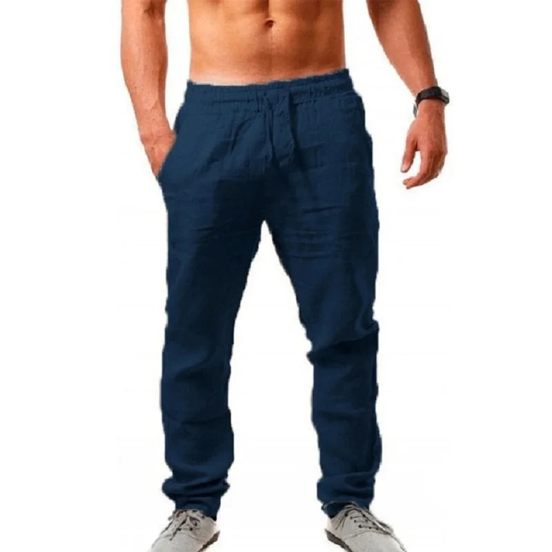 Men Cotton Linen Pants