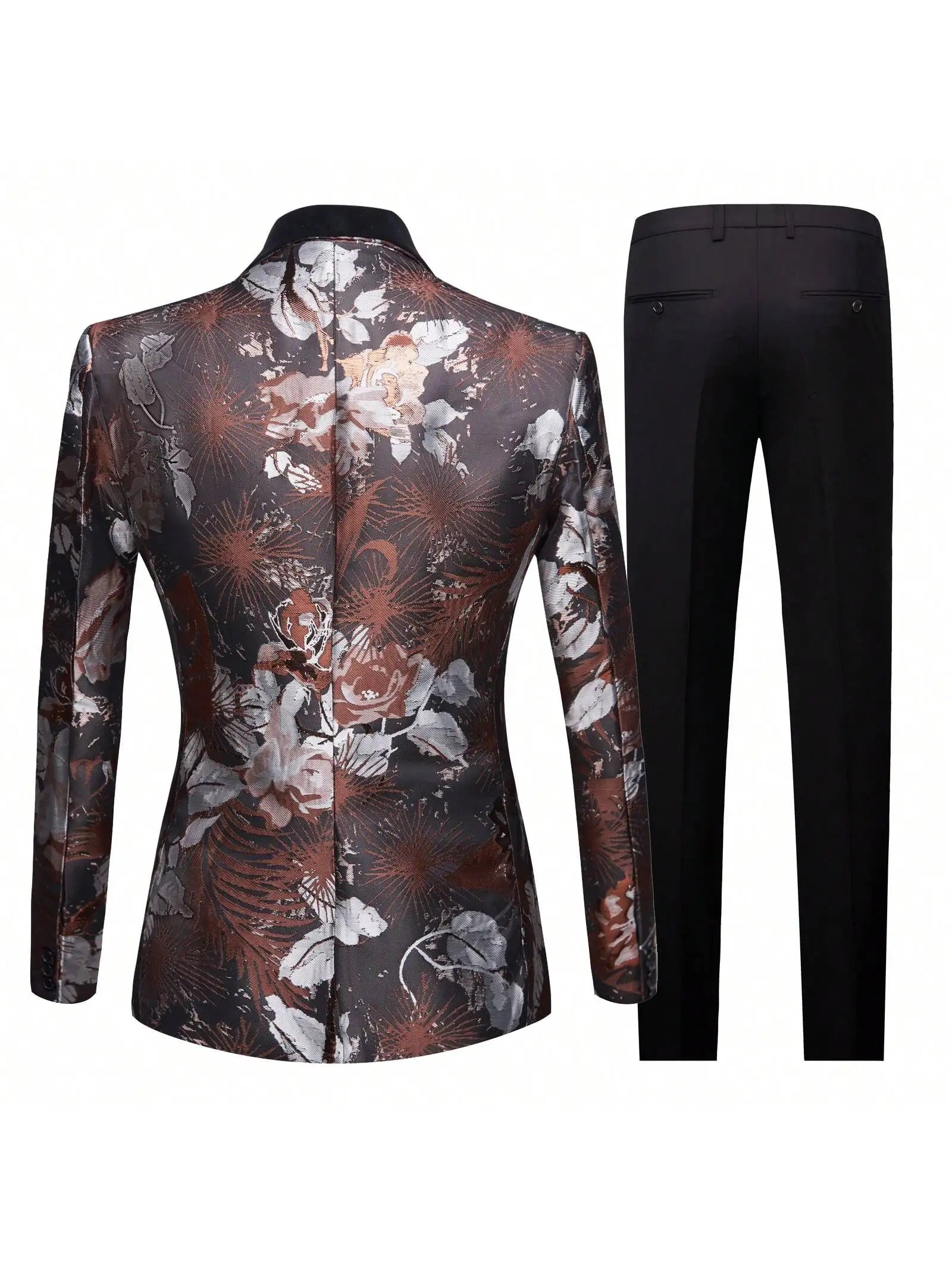 Men Suits Slim Fit 3 Piece One Button