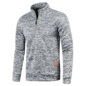 Men Sweat Outdoor Turtleneck Coats Solid Sports Clothing